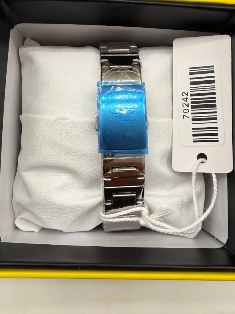 $199 Invicta Angel Women's 21mm Steel Square Quartz Watch Bracelet 70242 NIB